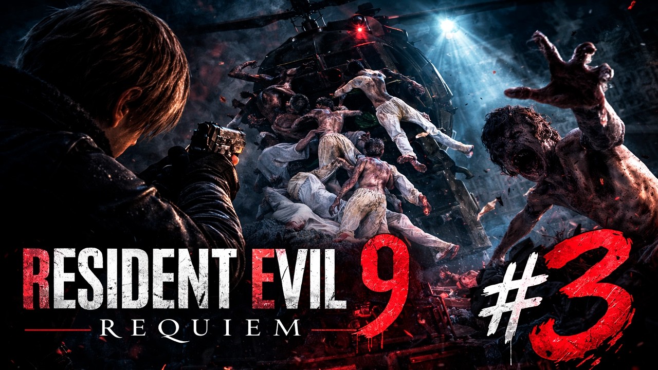 Resident Evil 9 Requiem #3 —РАКУН СИТИ, ФИНАЛ СО ВСЕМИ КОНЦОВКАМИ