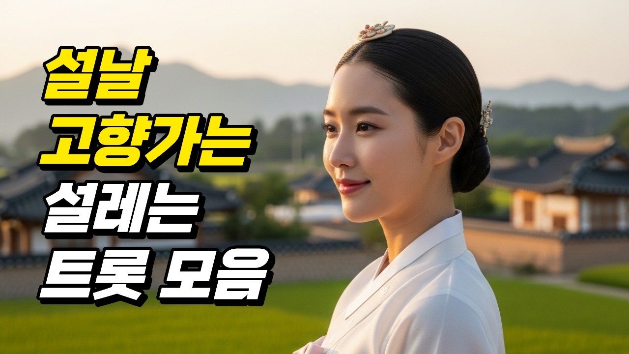 설날 귀성길 무조건 틀어야 하는 노래! 명절 트로트 메들리 10곡 릴레이