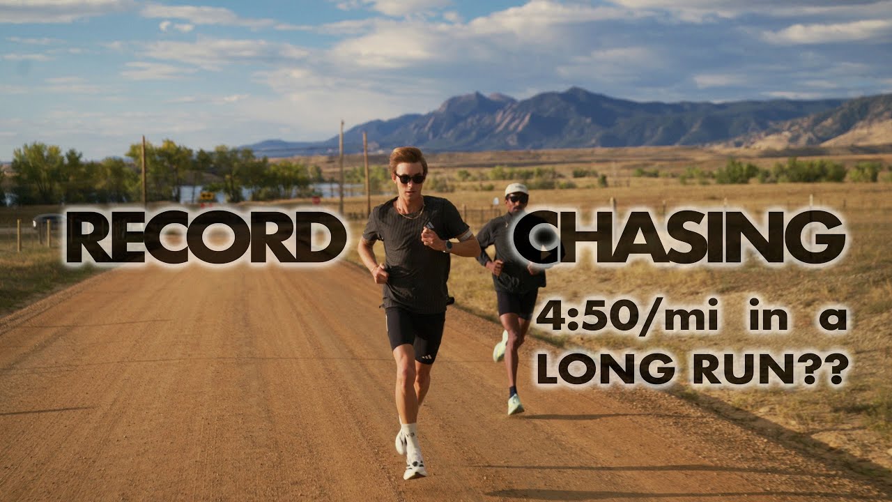 CHASING RECORDS | First Long Run Back Post 100K | 4:55/mi Push!