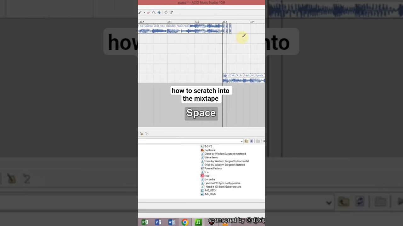 how to scratch in the intro mixtape #scratchlikeapro #scratching #scratch #sonyacid #acidmusic