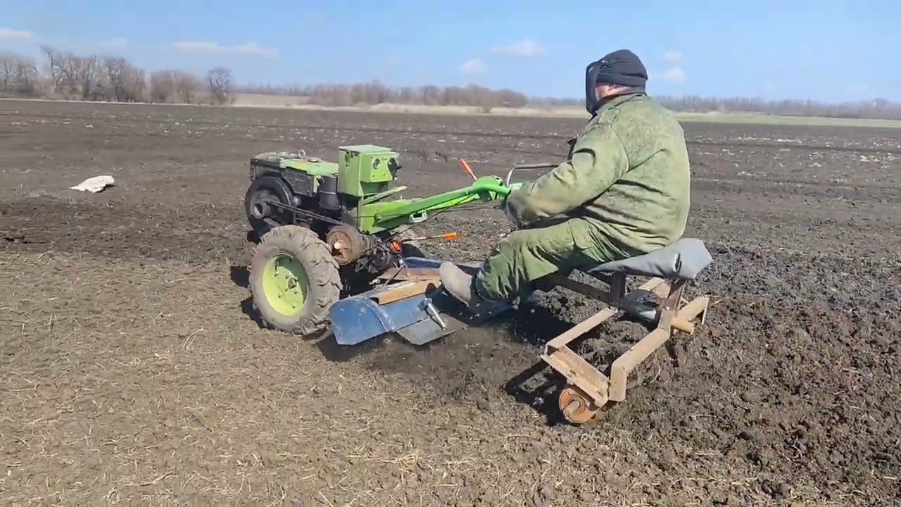 САМОХОДНАЯ ПОЧВОФРЕЗА ИЗ МОТОБЛОКА