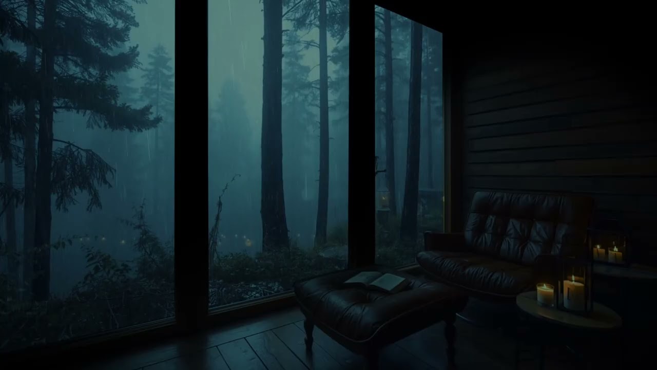 Cozy Cabin Rain Ambience for Sleeping