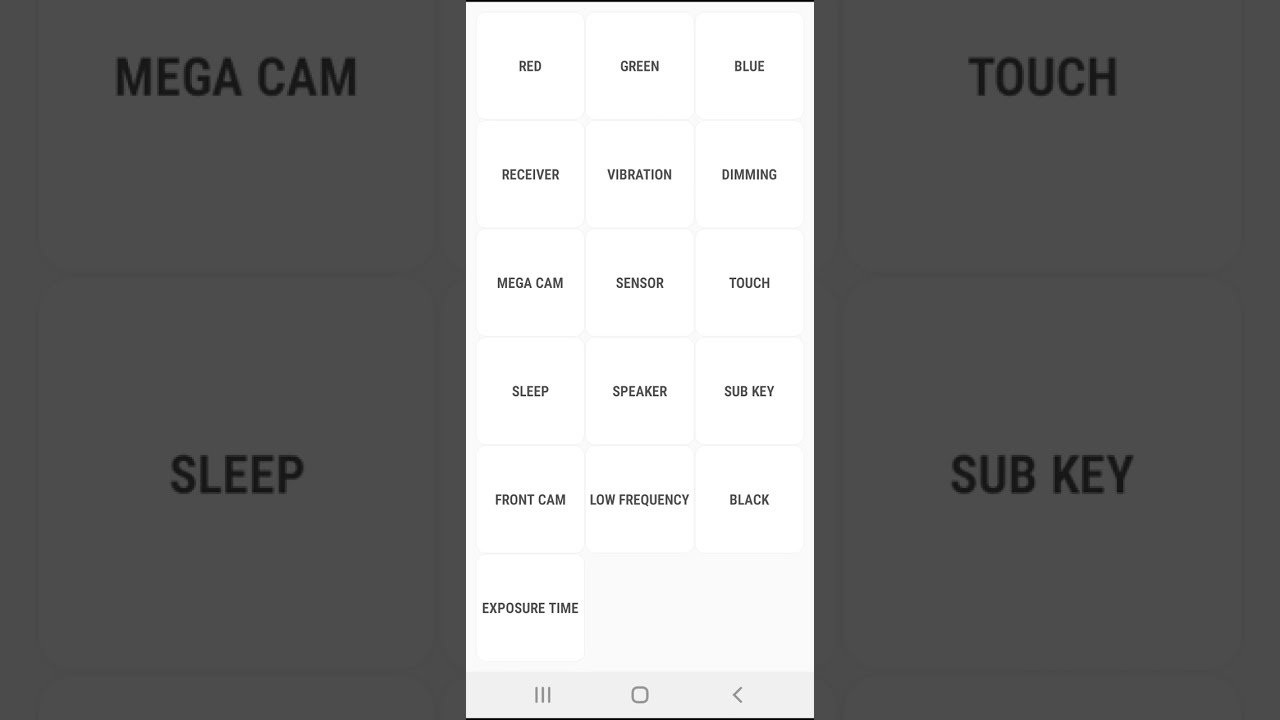 Techno Window, secret codes for android, secret codes for samsung, touch screen test, touch