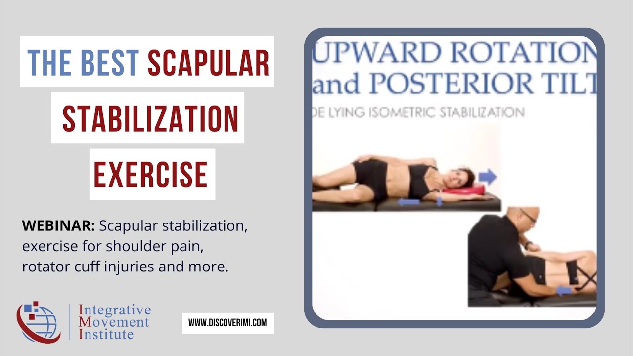 The BEST SCAPULAR STABILIZATION Exercise with DR. EVAN OSAR