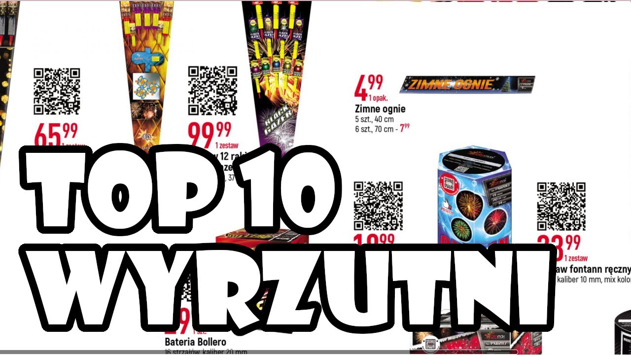 💥 Najlepsze Fajerwerki/Wyrzutnie z Marketów Sylwester