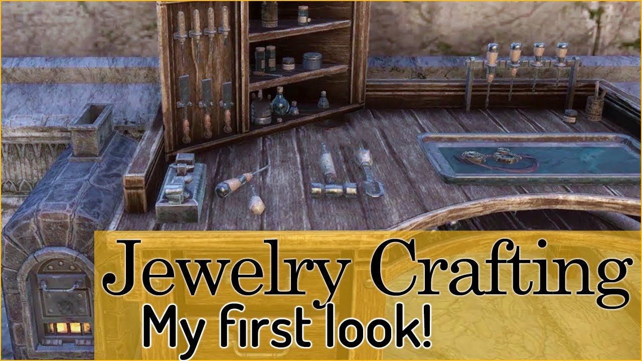 My first time checking out JEWELRY CRAFTING 😁 - Elder Scrolls Online: Summerset (PTS)