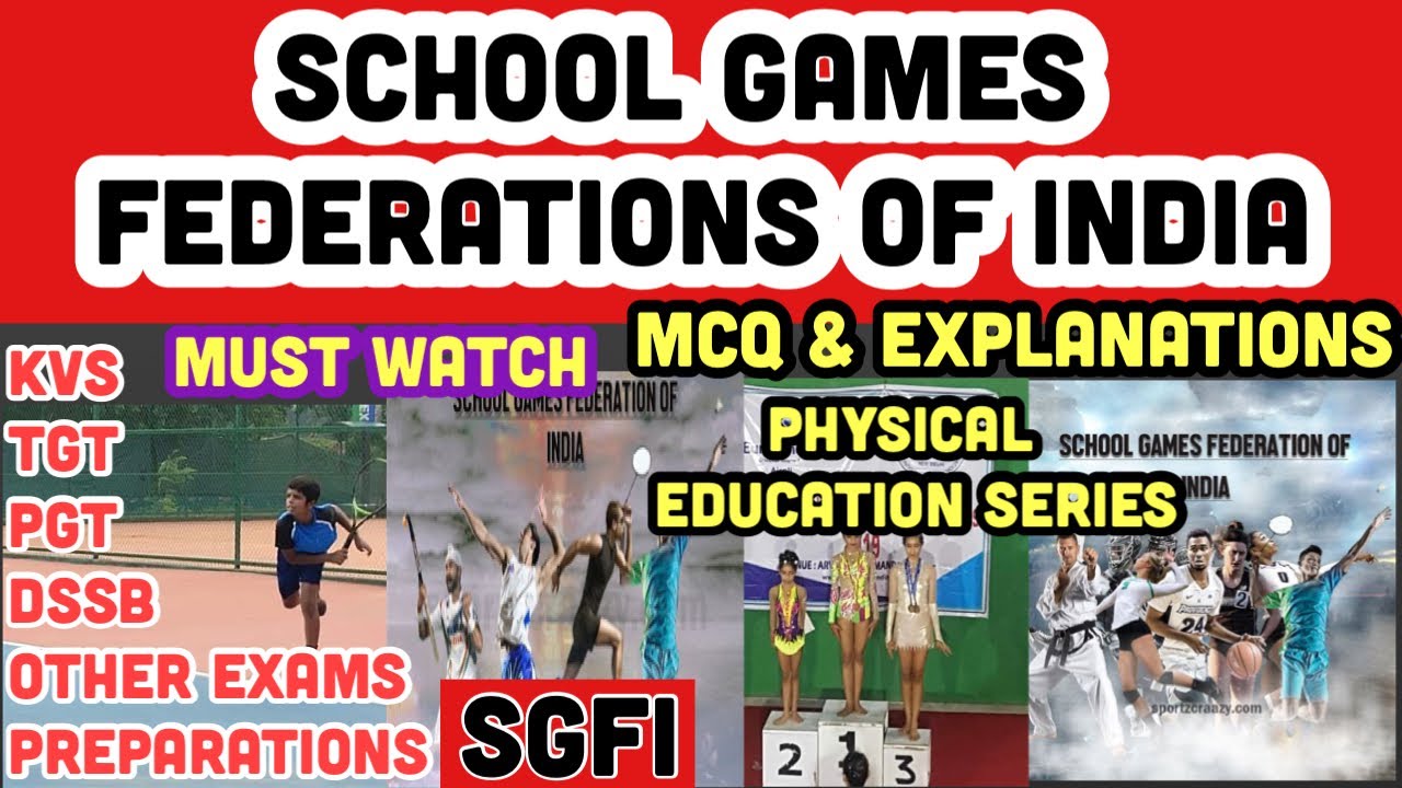 School Games Federation of India MCQ || Rules & Regulations || Physical Education ||