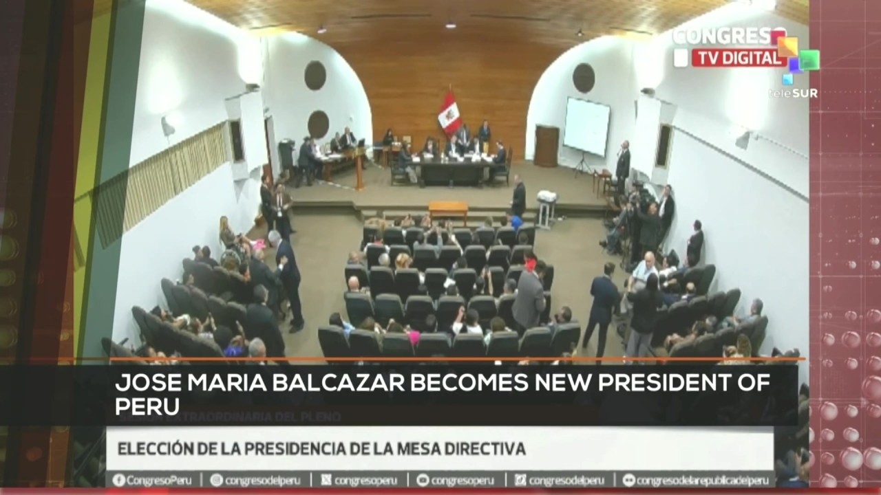 FTS 12:30 19-02: Jose Maria Balcazar becomes new president of Peru