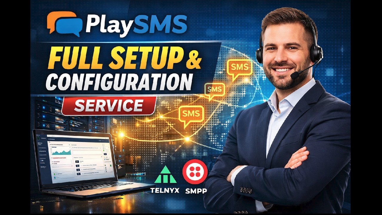 PlaySMS Full Setup & Configuration Service | Hire Expert for Fast Deployment