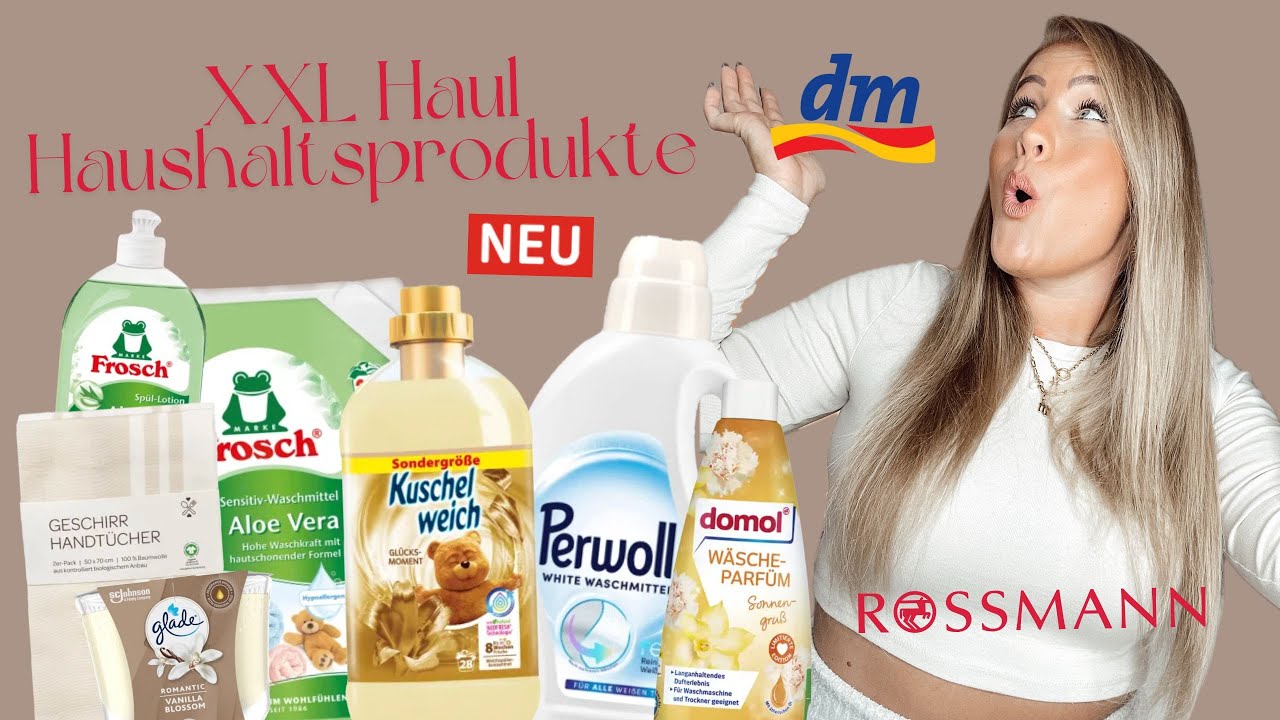 XXL Haul July 2024 Dm & Rossmann! 🛍 | Haushaltsprodukte & tolle Neuheiten! 😍