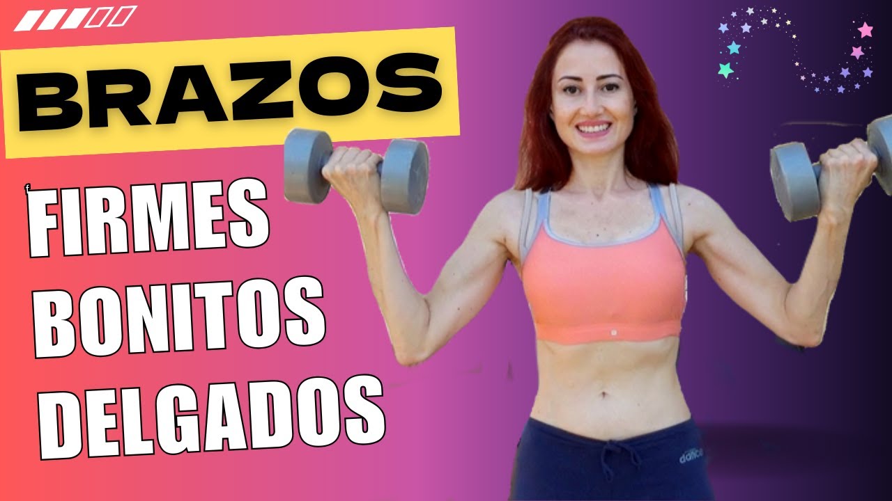 ADELGAZA Y TONIFICA TUS BRAZOS 💪 BICEPS Y TRICEPS con mancuernas