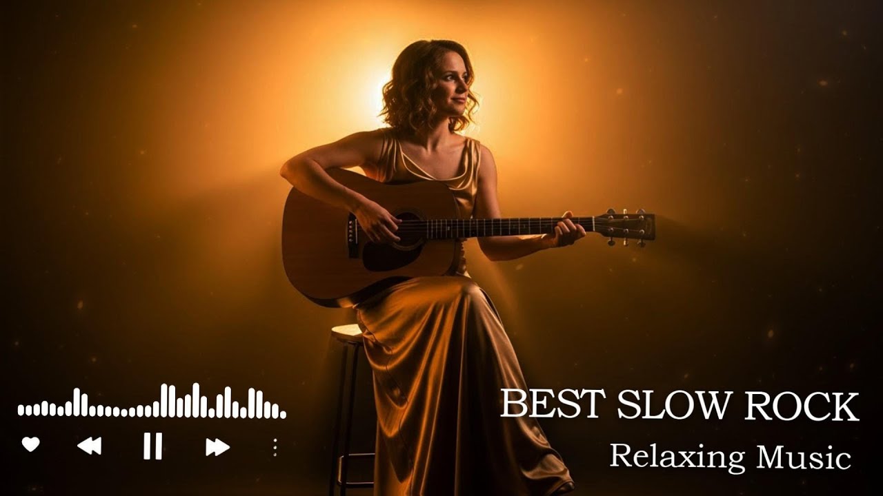 Golden Hour Slow Rock Love Song | Soothing Vocals for Relaxing Moments