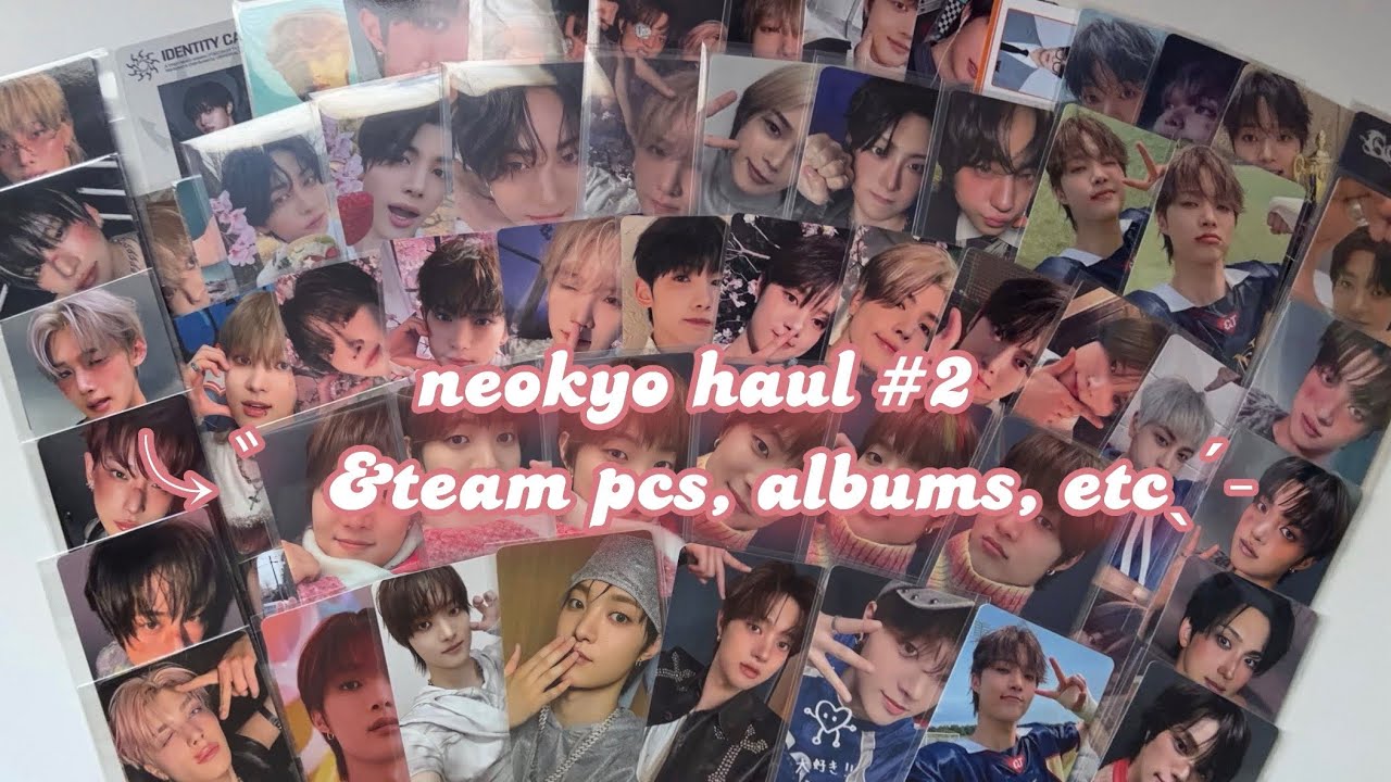 neokyo haul #2 ⋆˙⟡ &team photocards, albums, etc