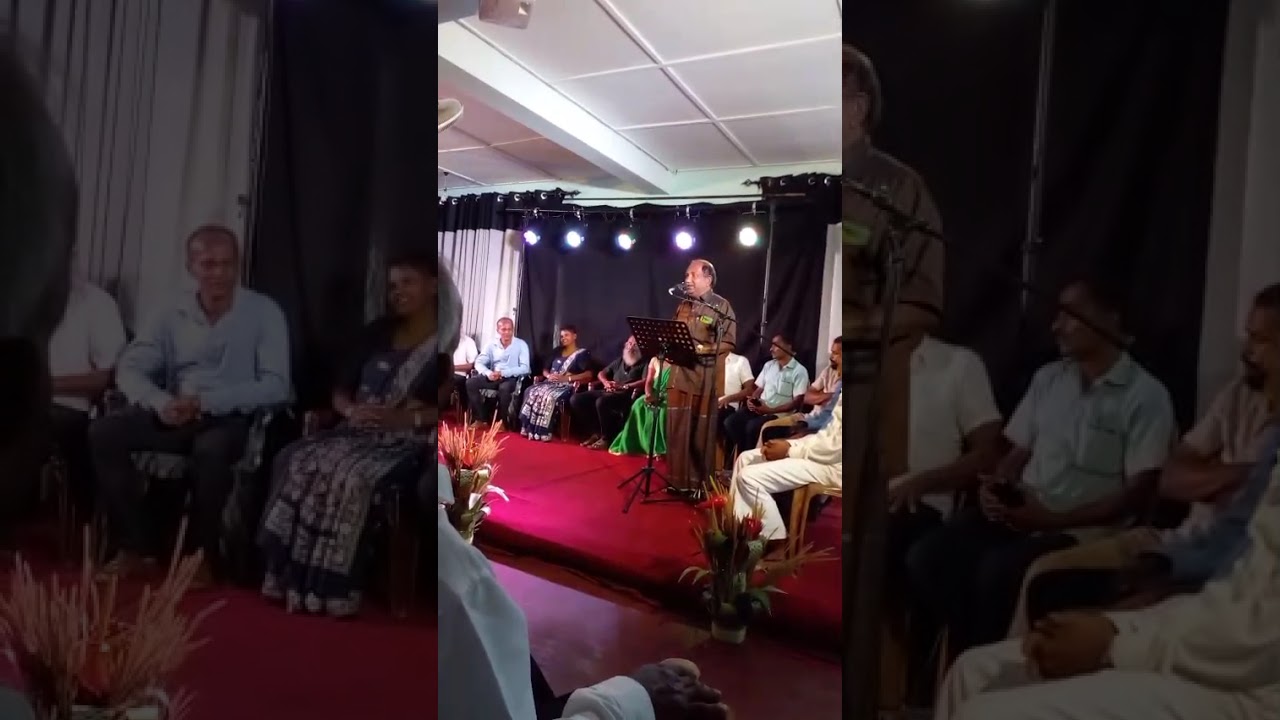 කොලොන්න ප්‍රාදේශීය ලේකම් කාර්යාලයේදී පැවති කවි මඩුවේ මුලසුන දරමින්#kavi