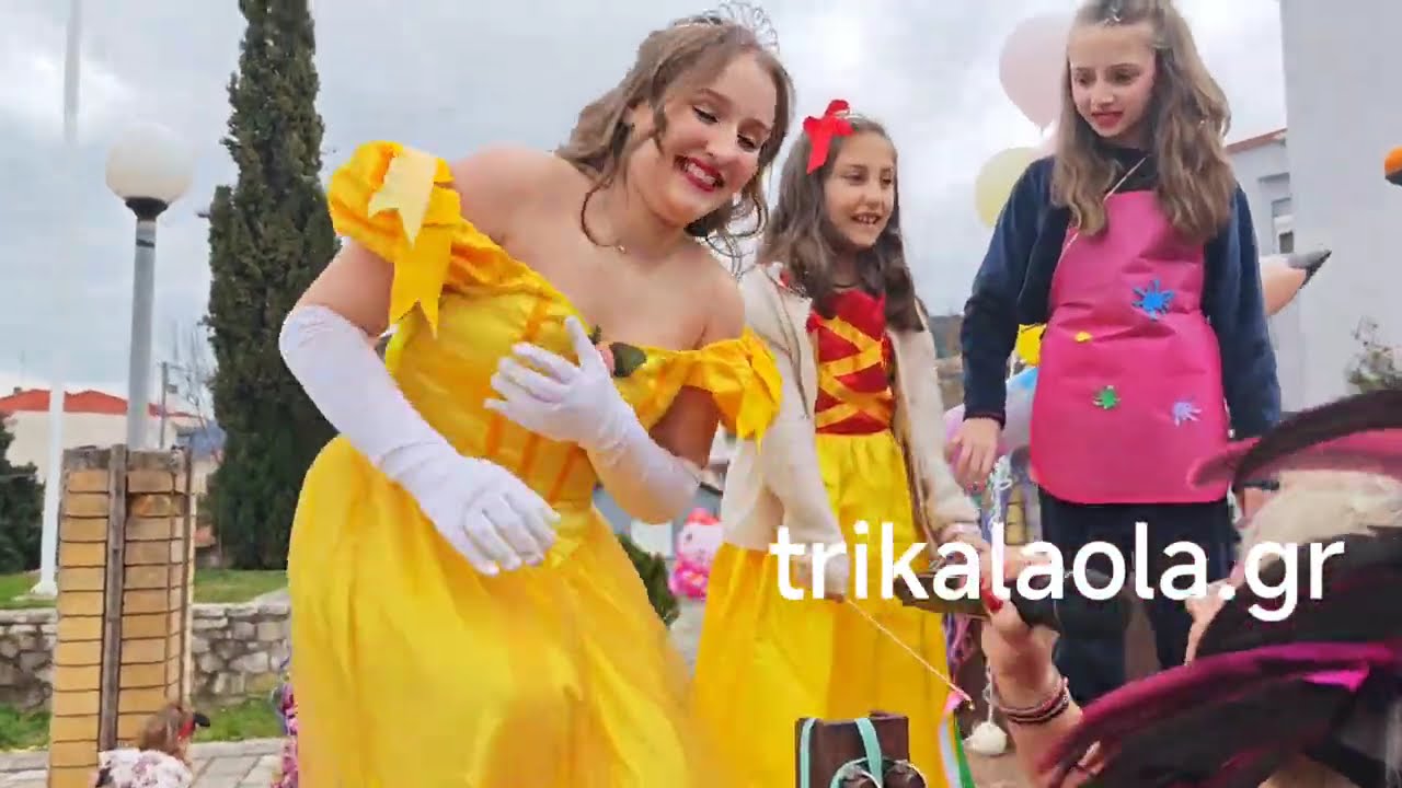 Καρναβάλι Μουζάκι Καρδίτσας παρέλαση αρμάτων καρναβαλιστών χορός ρυθμούς Σάμπα μέρος 1ο Κυ 22-2-2026