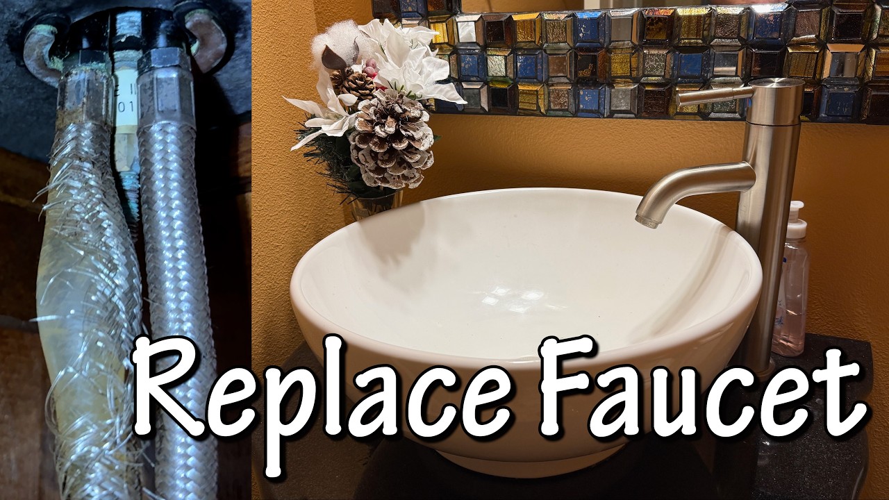 Replace Sink Faucet and Burst Pipe