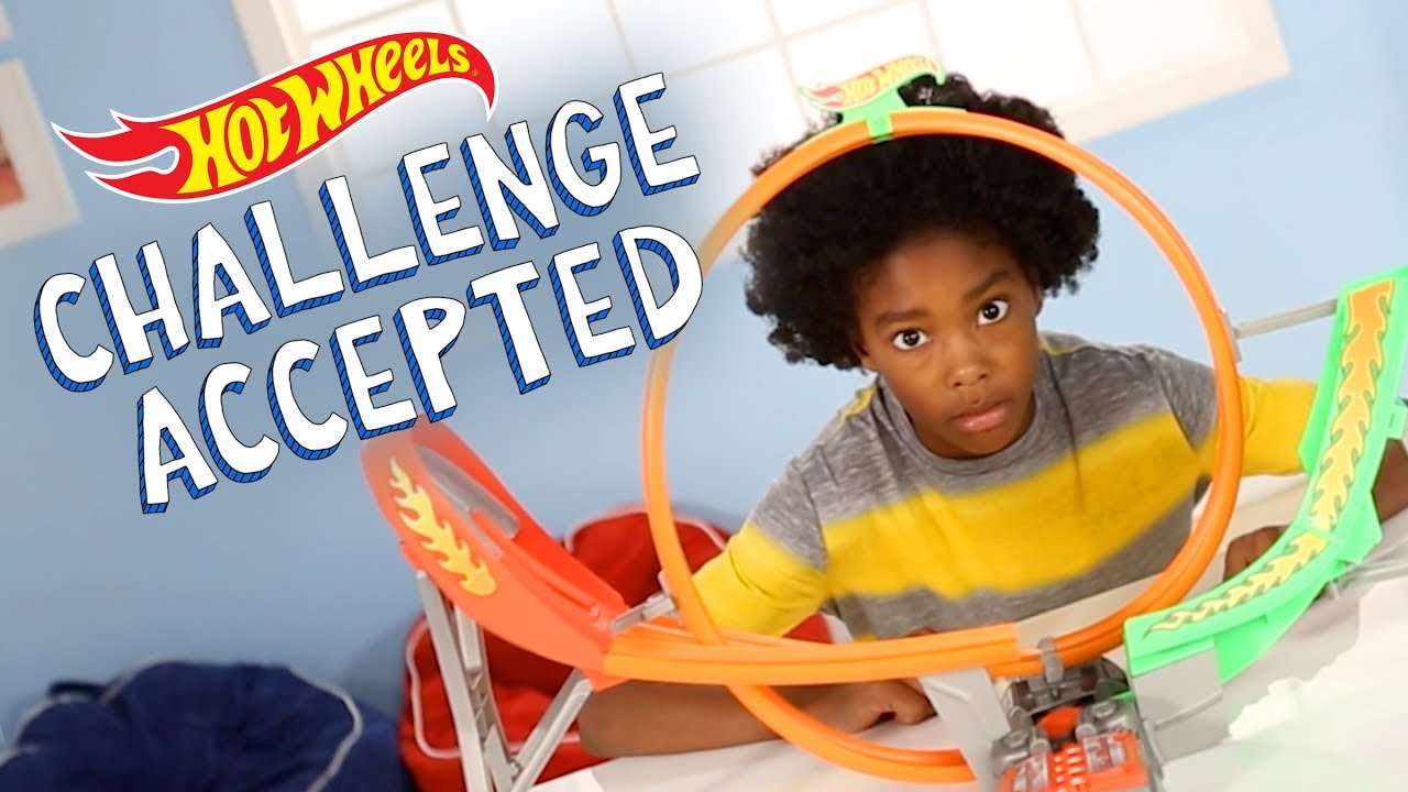 Power Shift™ Raceway Track Set | Challenge Accepted! | @HotWheels