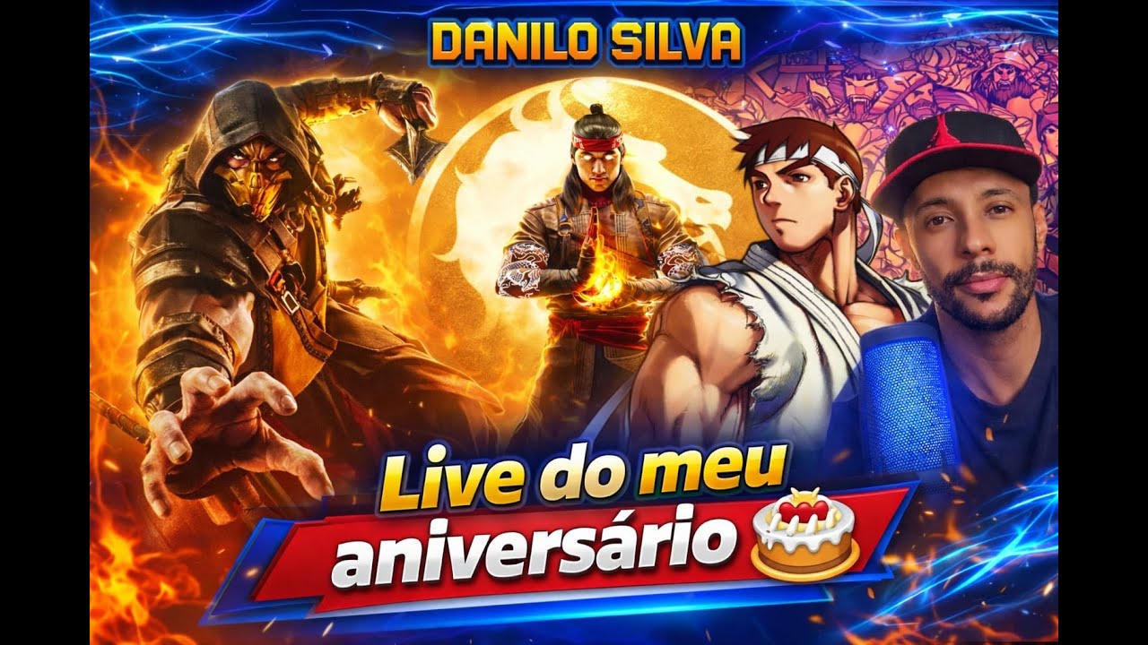 Live do meu aniversário!PT2 #Mortalkombat1 #600inscritosObg