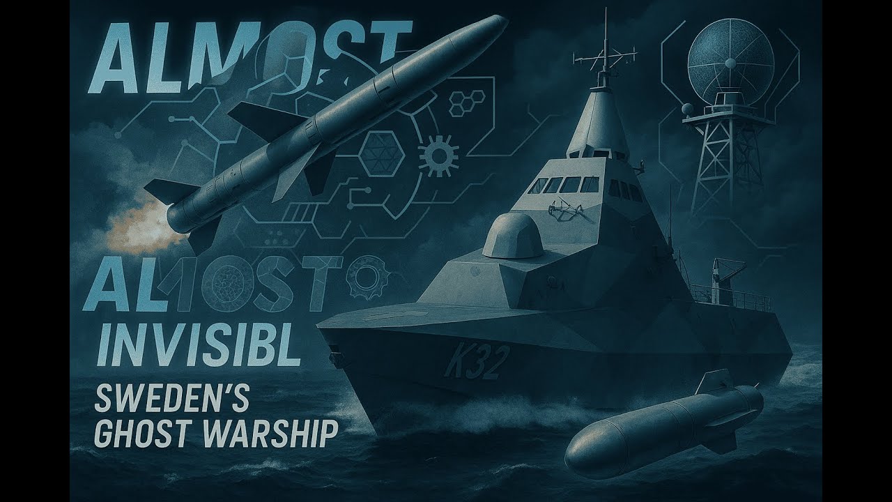 Visby: Sweden’s Stealth Warship That’s Almost Invisible.