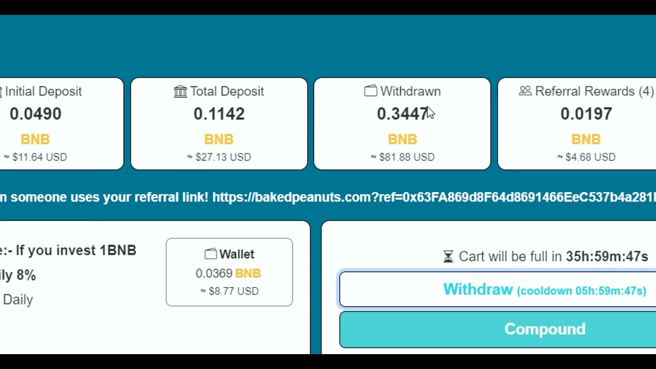 New BNB Miner! Multiply your BNB by x100! LIVE WITHDRAW!