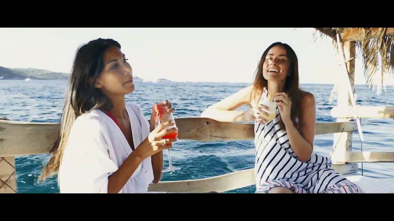 Lands' End Lounge - Ibiza. Sara and Vanessa - Forever friends in the sun