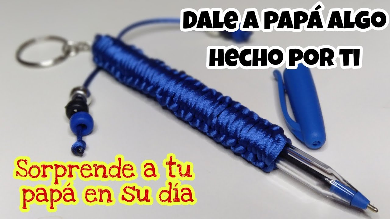 LLAVERO LAPICERA decorada para papá ❣️💖/detalle del día del padre (vídeo 91)