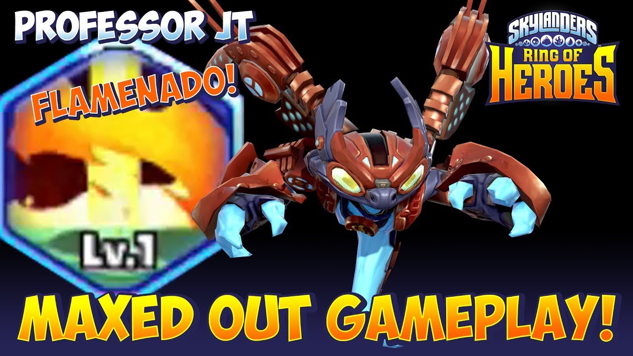 Spitfires Flamenado Maxed Out GAME PLAY Skylanders RoH