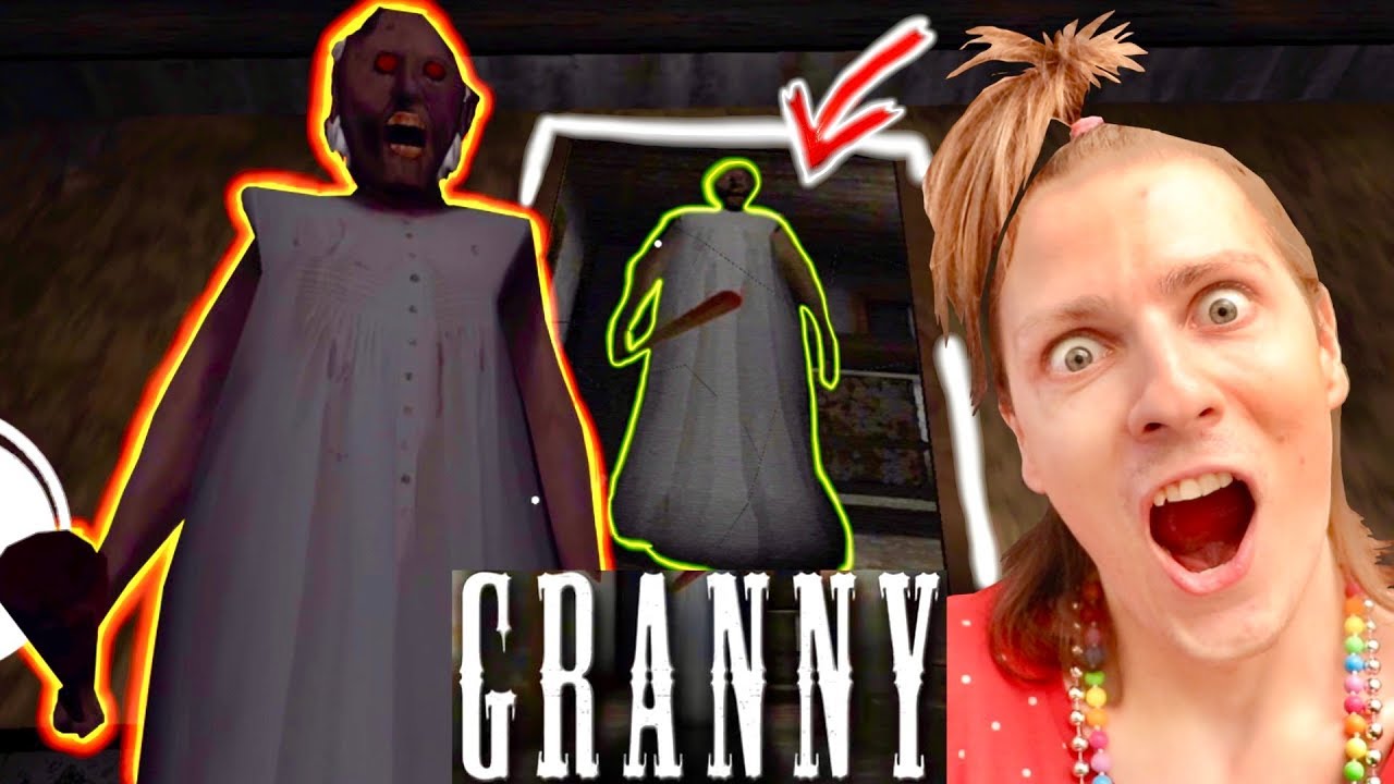 GRANNY : JE FAIS LE TABLEAU DE LA GRAND-MÈRE PSYCHOPATHE ET LA FIN BUG ! Jeu Gratuit Nadège Candle