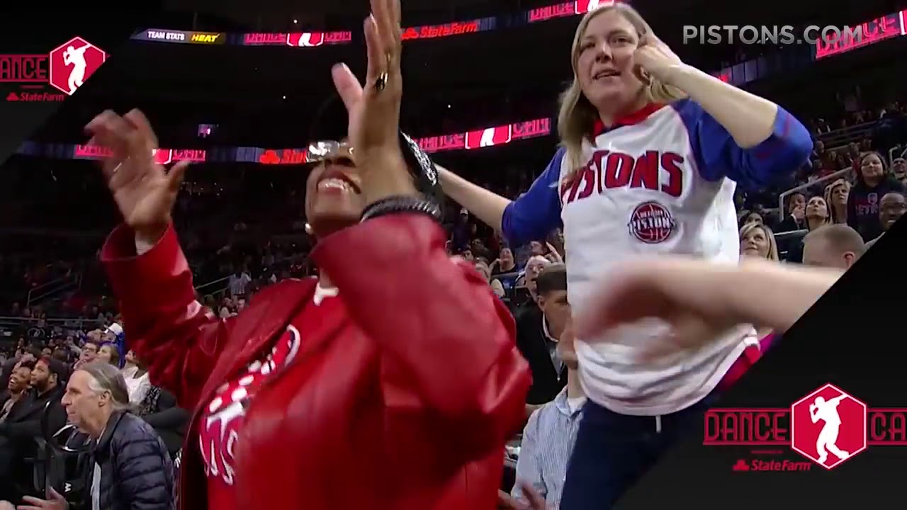 Detroit Pistons | Dance Cam: March 31, 2017