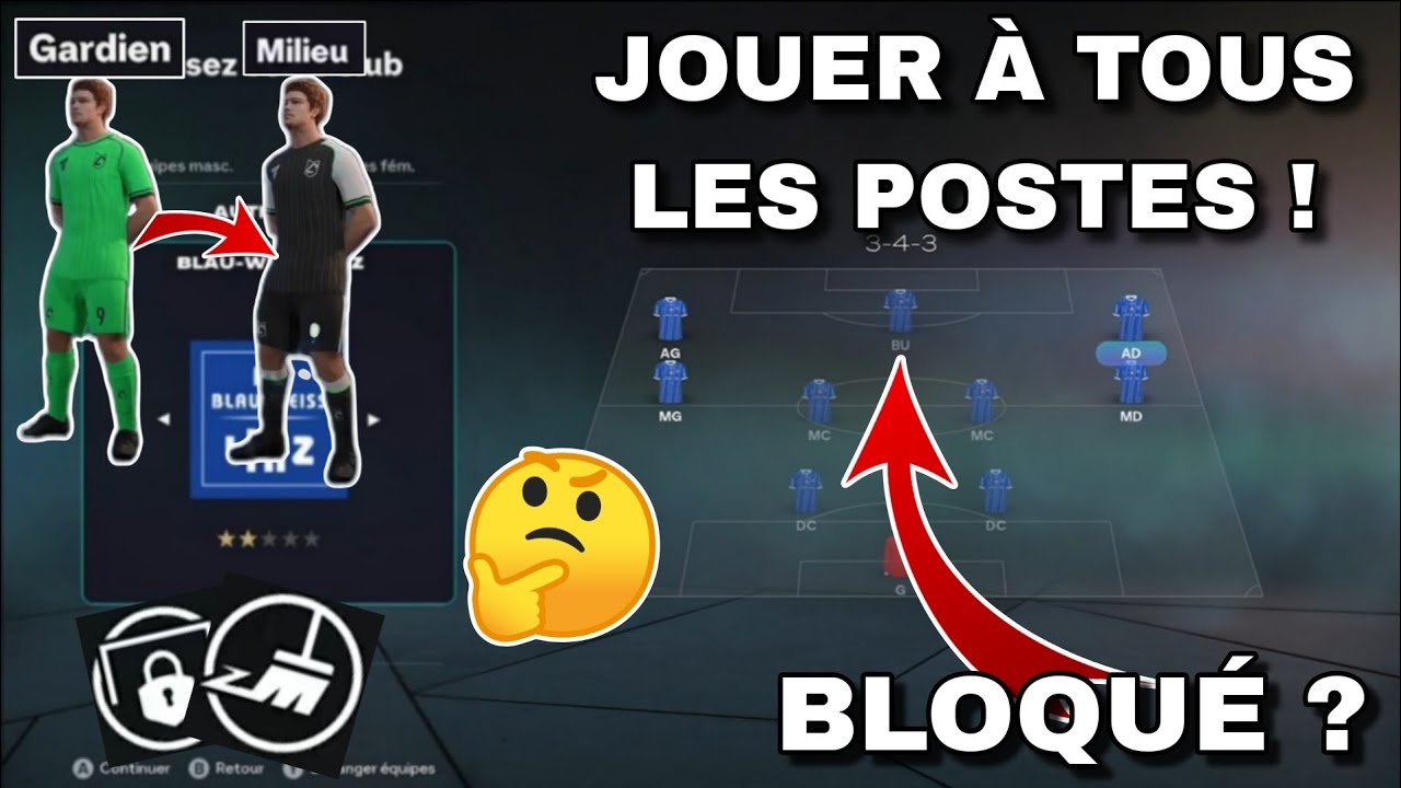 [ TUTO ] Comment Choisir un Poste Précis un Carrière Joueur ? 🤔 FC 26 