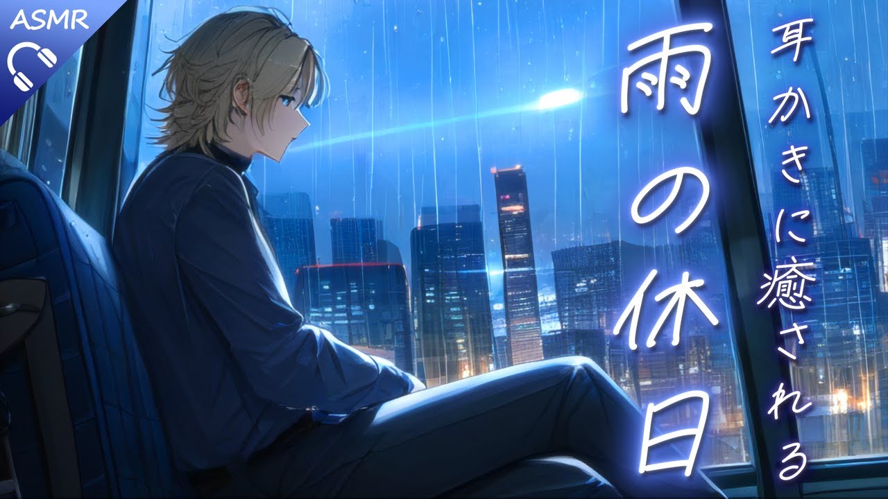 【ASMR】彼氏の耳かきに癒される雨の休日【耳かき/梵天/睡眠導入/シチュエーションボイス/バイノーラル/ロールプレイ/#新人vtuber 】