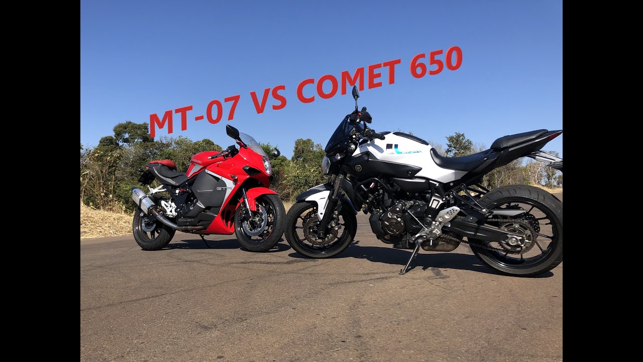 YAMAHA MT-07 VS KASINSKI COMET GTR 650