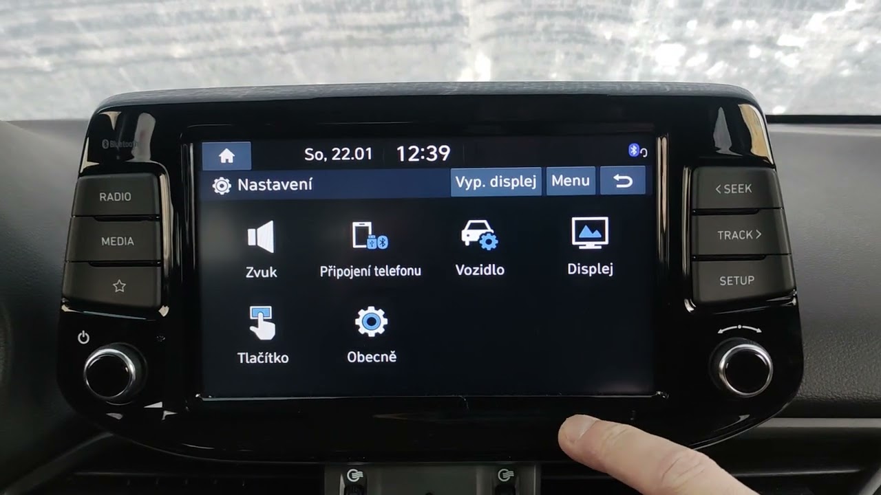 Hyundai i30 Smart 3/2021 - aktivace Wifi Android auto na 8