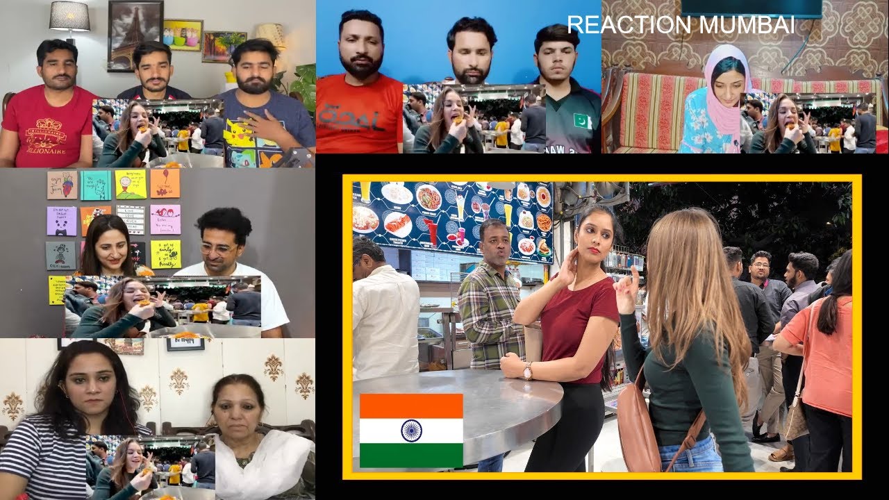 How Indians treat Foreigner in INDIA   Local Indian STREET FOOD spot! MIX REACTION