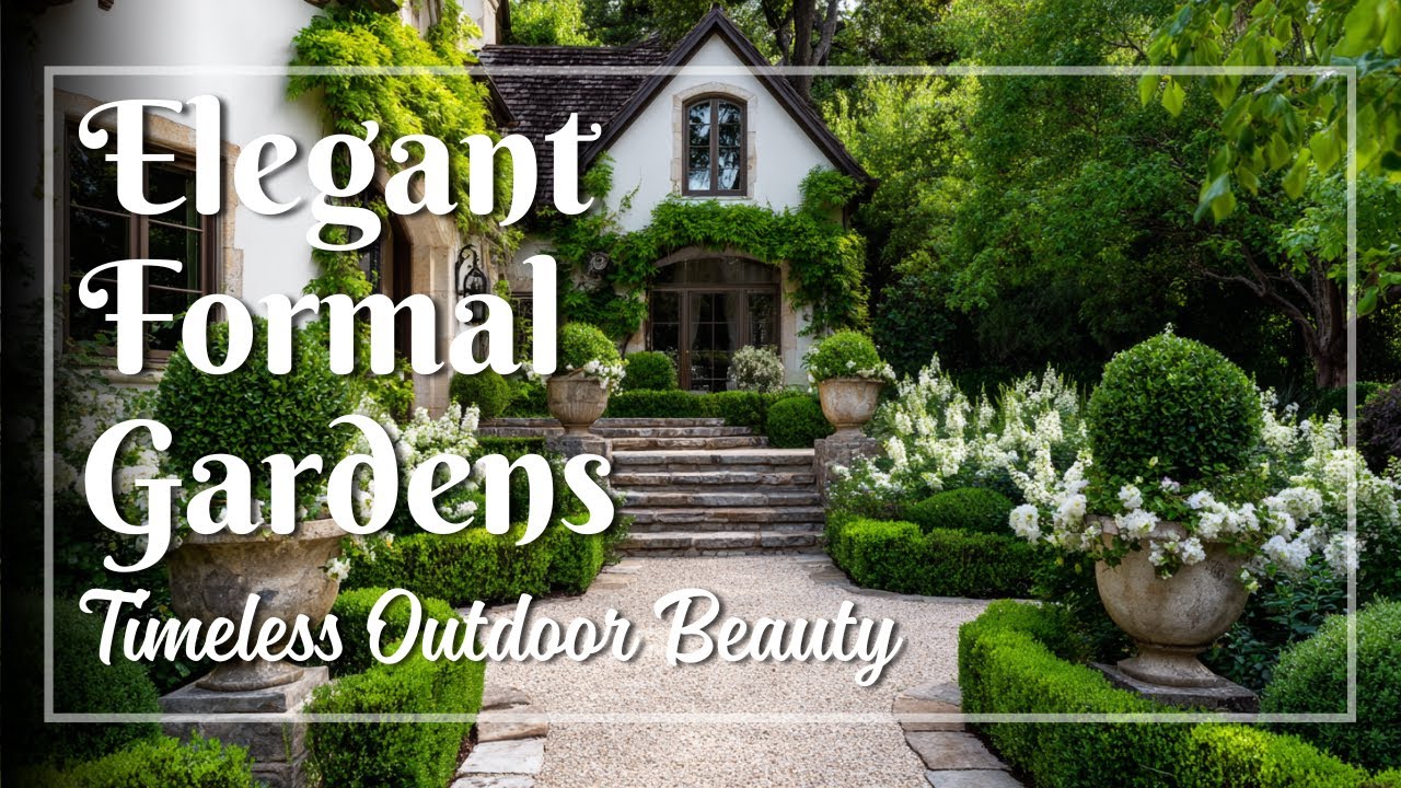 Vintage Formal Garden Landscaping Secrets Revealed 🌼 How to Achieve Regal Rustic Elegance