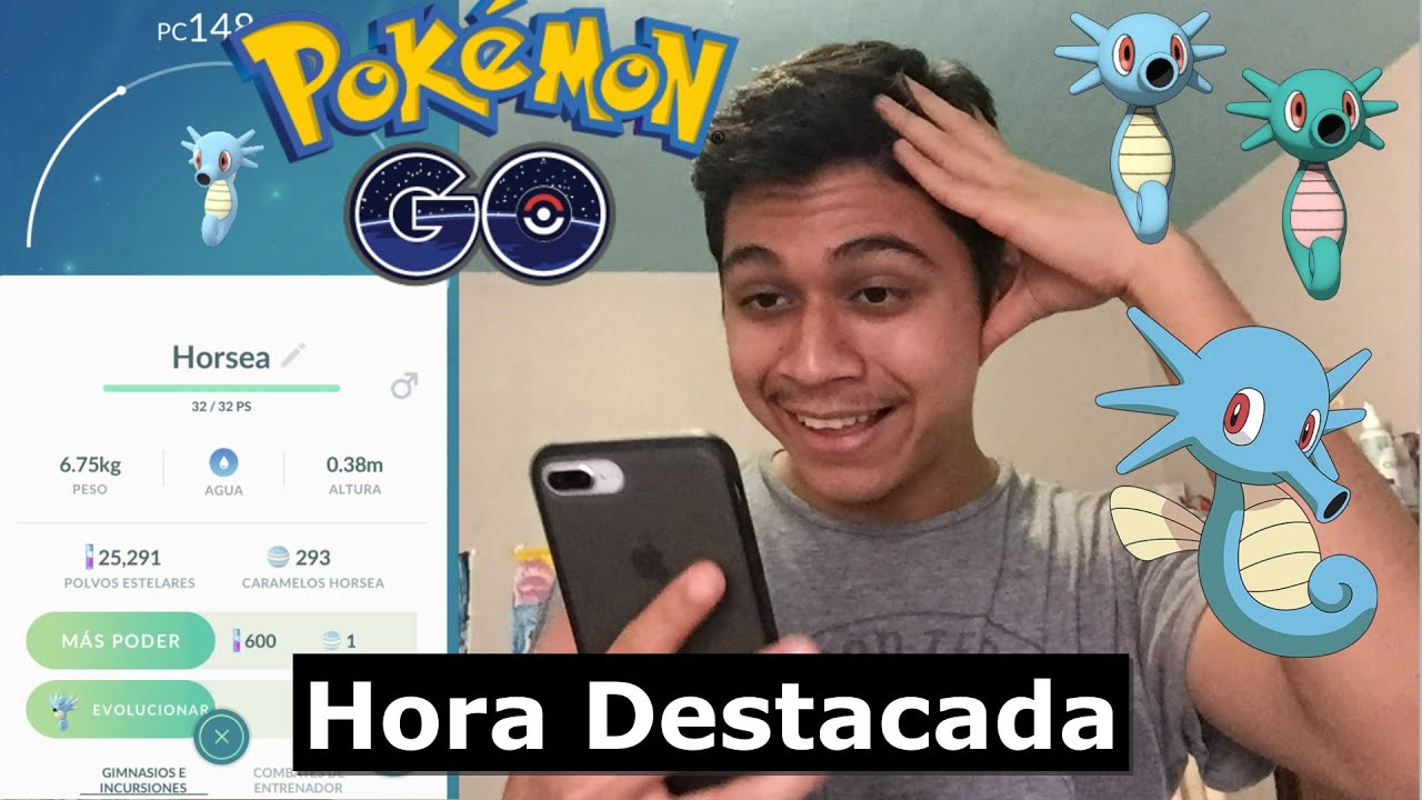Hora Destacada Horsea - Doble Caramelos Por Captura