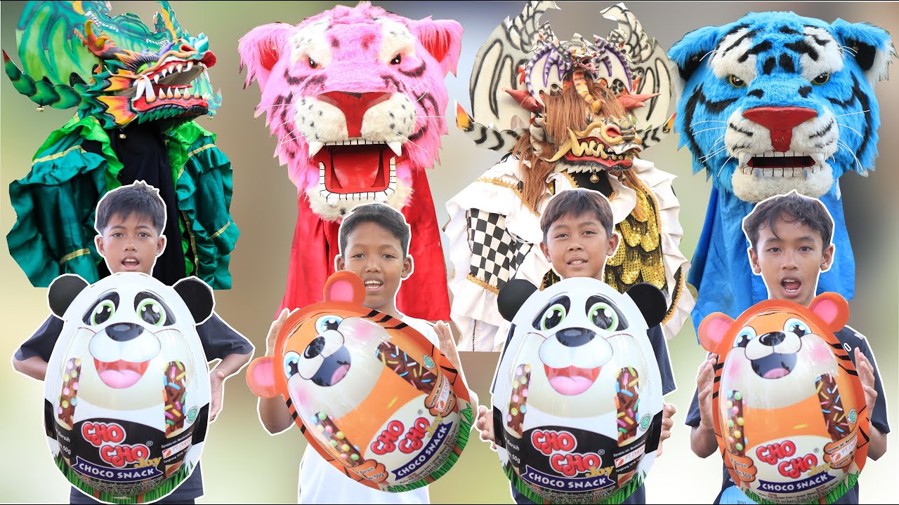 GARA2 MAKAN CHOCHO JOY AJAIB NADIN AND FRIEND JADI BARONGAN BARONGSAI DEVIL MACANAN