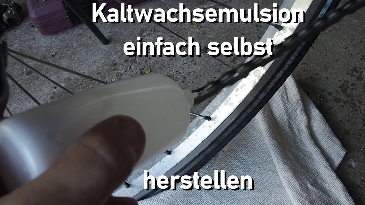 Kaltwachs für Fahrradkette selbst herstellen