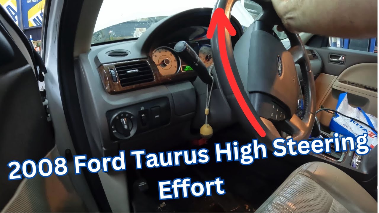 Ford Taurus 2008 года: высокое усилие на рулевом колесе