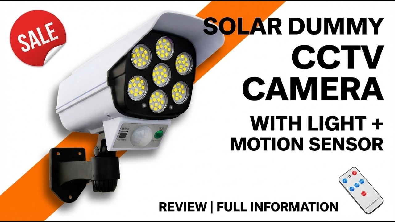 Solar Dummy Camera Full Information And Unboxing 🔥🔥