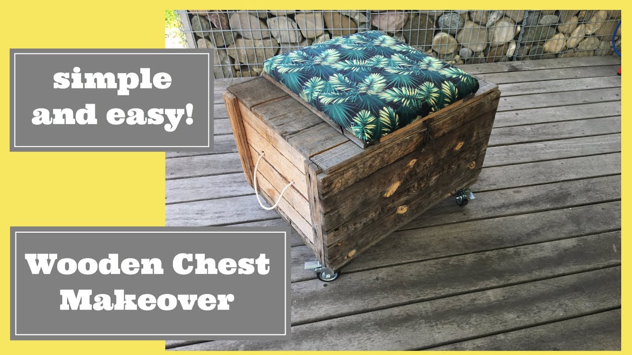 DIY: Wooden Chest Makeover Upcycling
