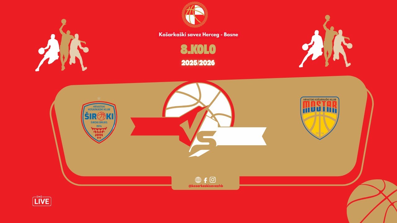🔴 UŽIVO: HKK Široki 2 vs HKK Mostar | KSHB | Kolo 8 | 09.02.2026 | 20:00