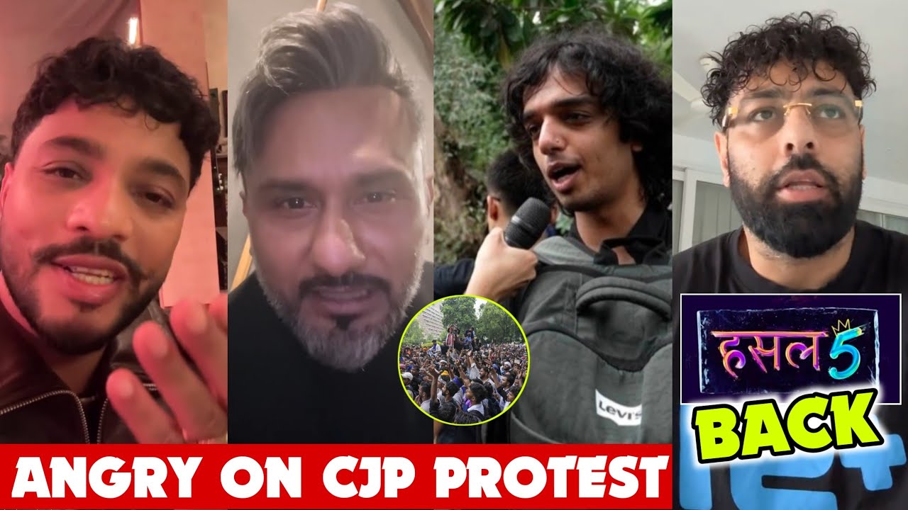 RAFTAAR, HONEY SINGH, ENCORE & MORE ANGRY ABOUT CJP PROTEST | BADSHAH BACK TO JUDGE HUSTLE 5 😱