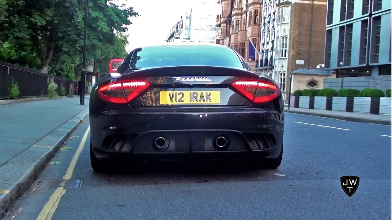 LOUD Maserati GranTurismo (Mc Stradale) INVASION in London! REVS & More Sounds!