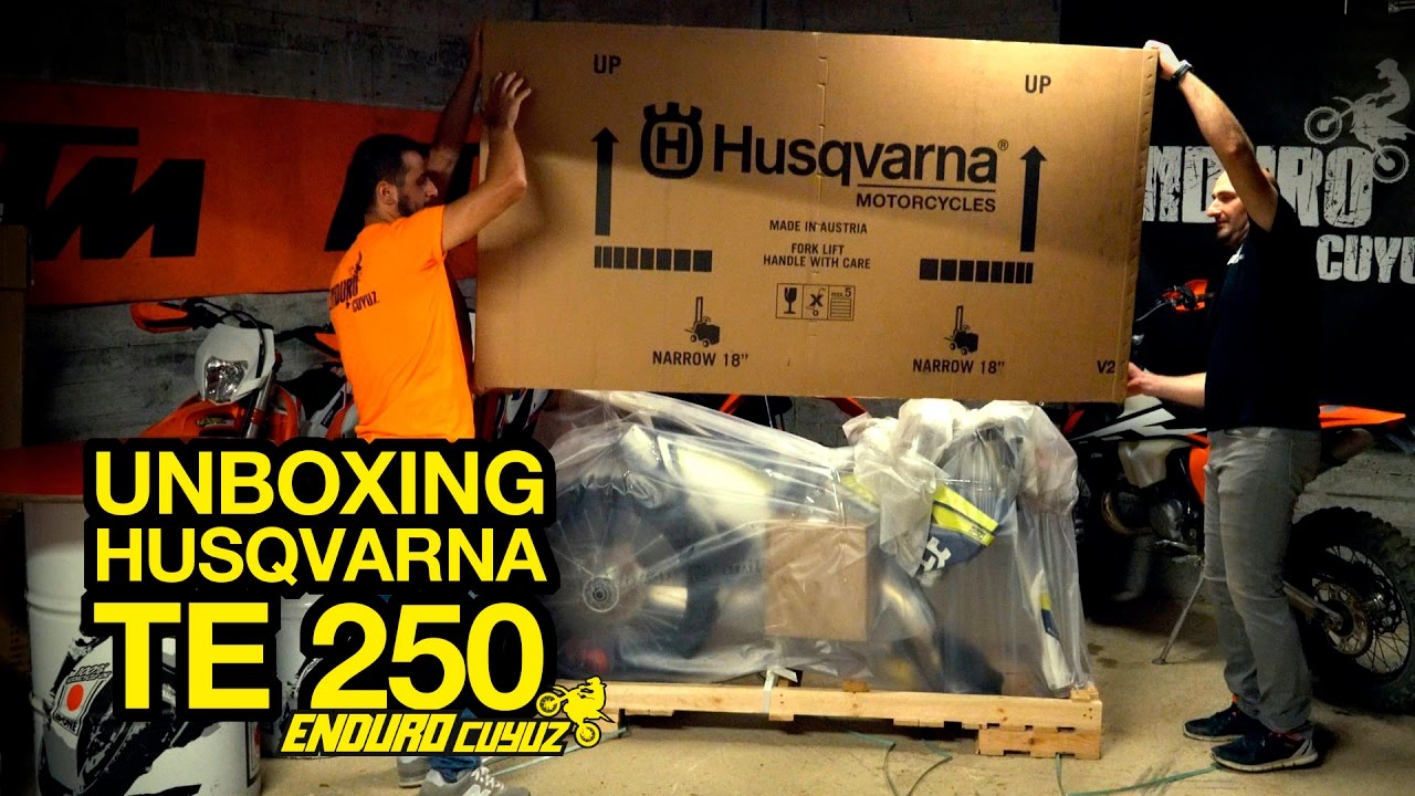 Unboxing 2016 Husqvarna TE 250