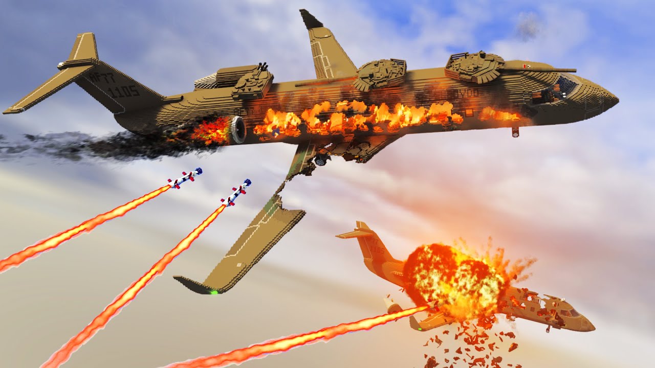 Realistic Plane Shootdowns & Crashes 10 😱 Teardown