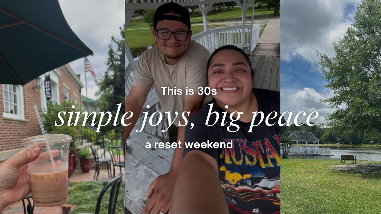 Weekend Reset Vlog | Coffee, Park Walks & Farmers Market Finds | My 30s Diary