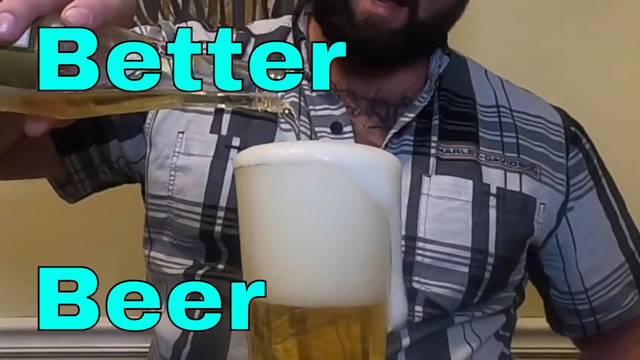 The BEST Way How To Pour A Beer!!