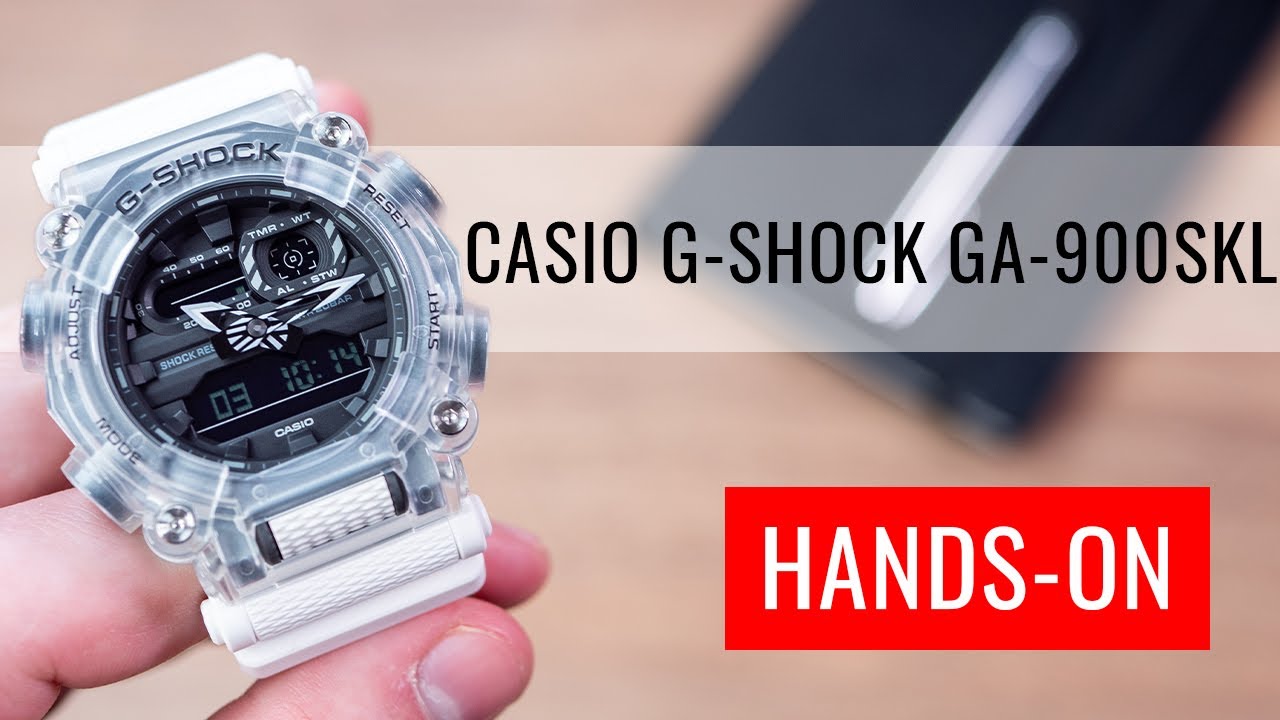 HANDS-ON: Casio G-Shock Original GA-900SKL-7AER Skeleton Sound Wave Series