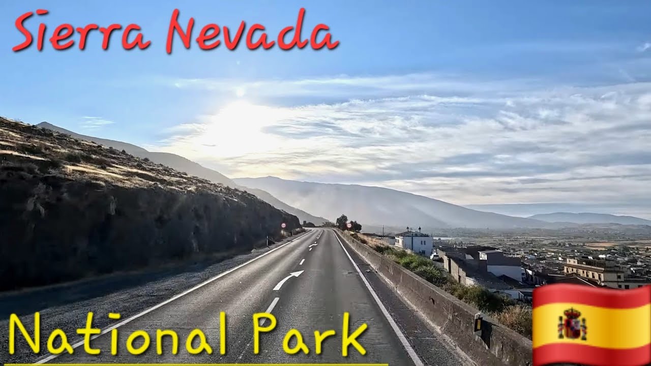 Driving in Sierra Nevada NP Spain